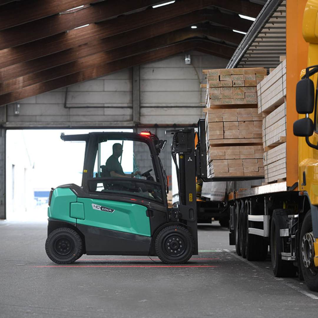 Carrello elettrico Edia XL 4 ruote in movimento