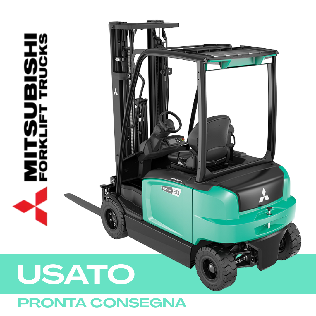 OCCASIONE Mitsubishi - Carrello elevatore elettrico frontale 1.6 q.li
