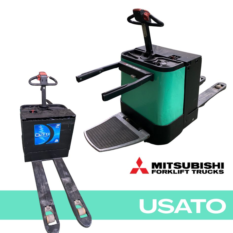 transpallet con pedana usato